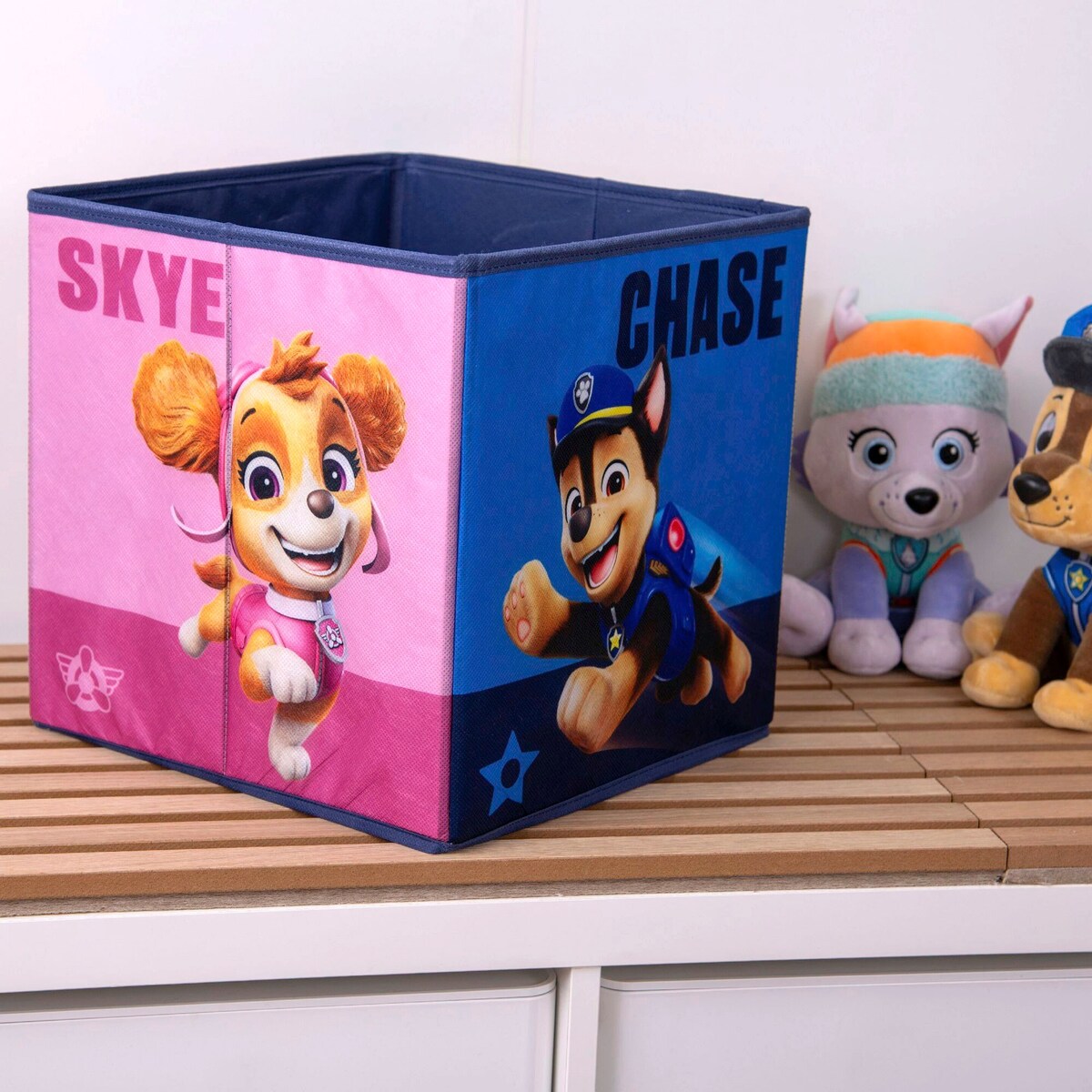 Montert oppbevaringsboks Paw Patrol med sammenleggbar funksjon