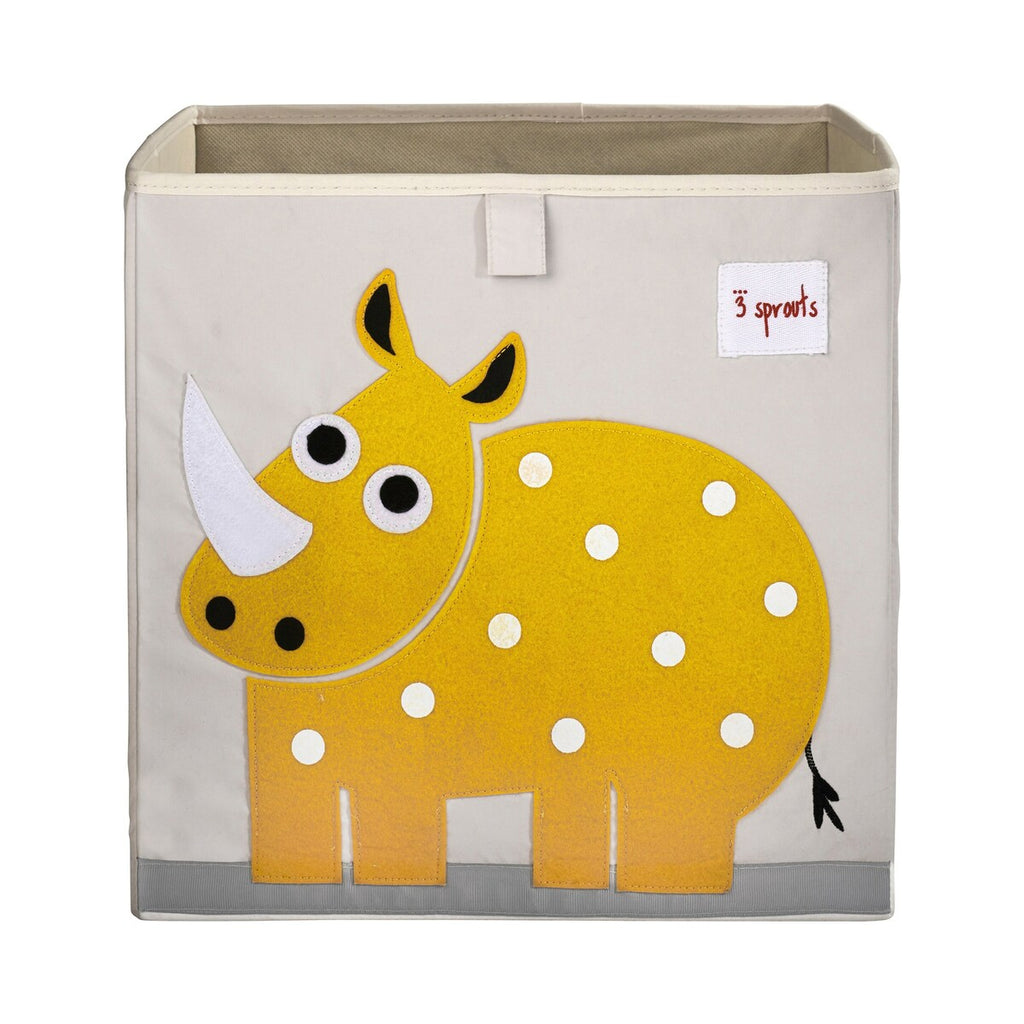 Oppbevaringsboks sammenleggbar 33x33x33 cm polyester forfra