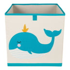 Oppbevaringsboks sammenleggbar 33x33x33 cm polyester montert i hylle