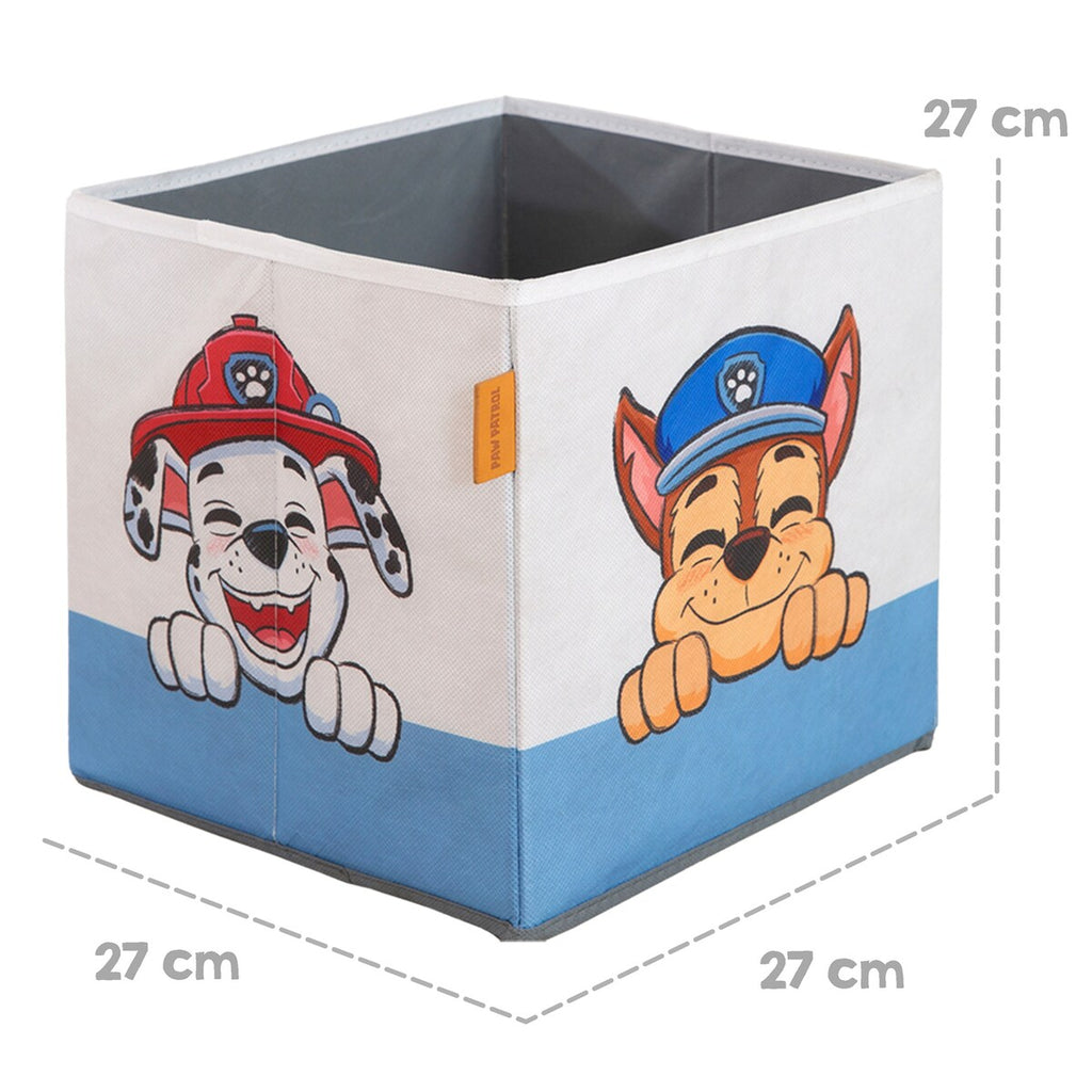 Oppbevaringsbokser 2-delt sett Paw Patrol 27x27 cm fargerikt motiv
