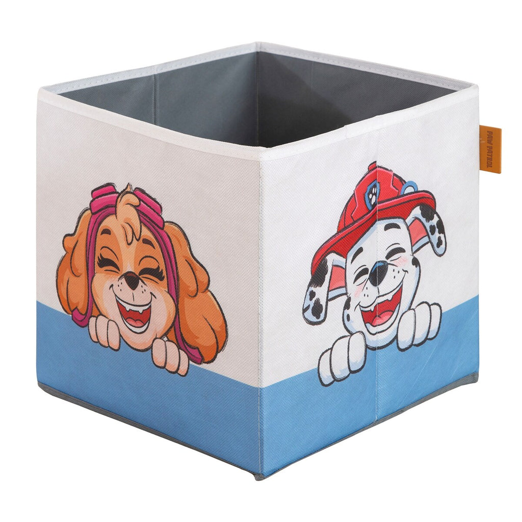 Oppbevaringsbokser 2-delt sett Paw Patrol 27x27 cm med leker