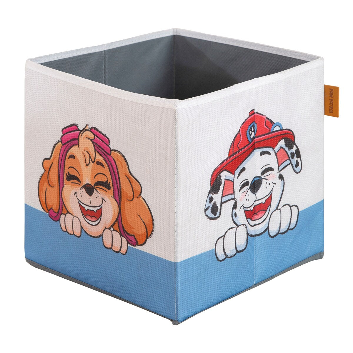 Oppbevaringsbokser 2-delt sett Paw Patrol 27x27 cm med leker