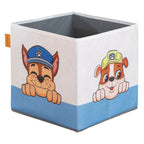 Oppbevaringsbokser 2-delt sett Paw Patrol 27x27 cm montert