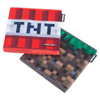 Detalj av stoff og motiv på Oppbevaringsbokser 2er sett, sammenleggbare, canvas MINECRAFT