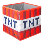 Oppbevaringsbokser 2er sett, sammenleggbare, canvas MINECRAFT pakket i eske