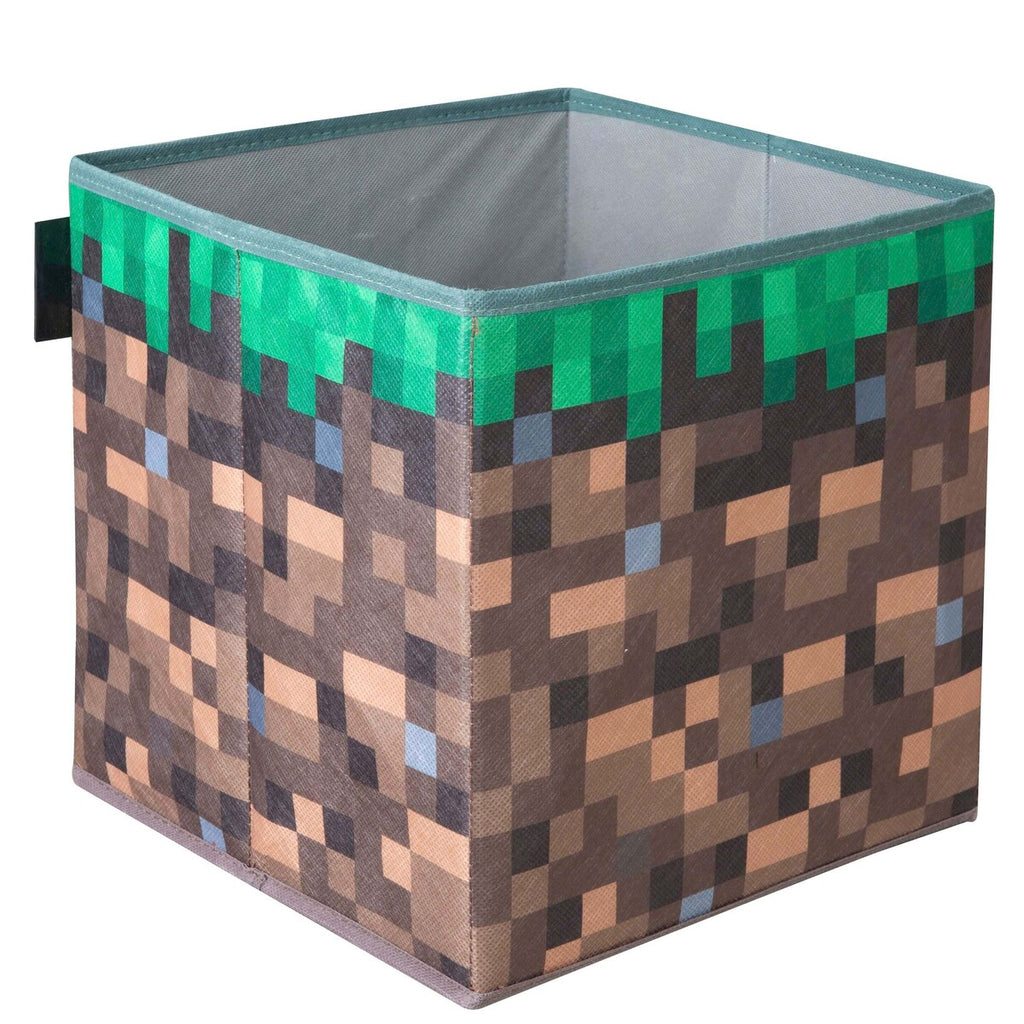 Oppbevaringsbokser 2er sett, sammenleggbare, canvas MINECRAFT sett med begge design