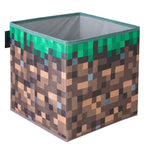 Oppbevaringsbokser 2er sett, sammenleggbare, canvas MINECRAFT sett med begge design