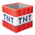 Oppbevaringsbokser 2er sett, sammenleggbare, canvas MINECRAFT sideprofil