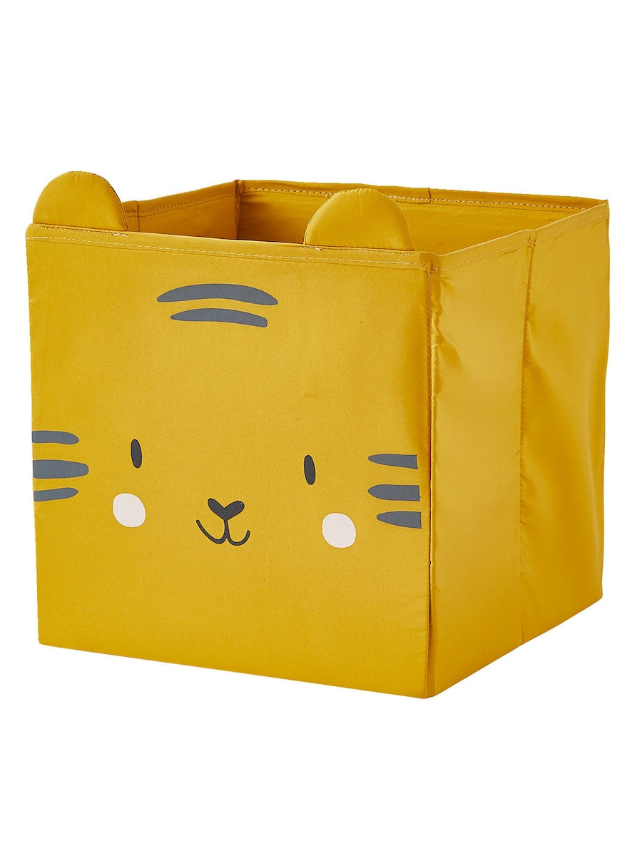 Oppbevaringsbokser 3-pk med dyremotiv nærbilde av motiv