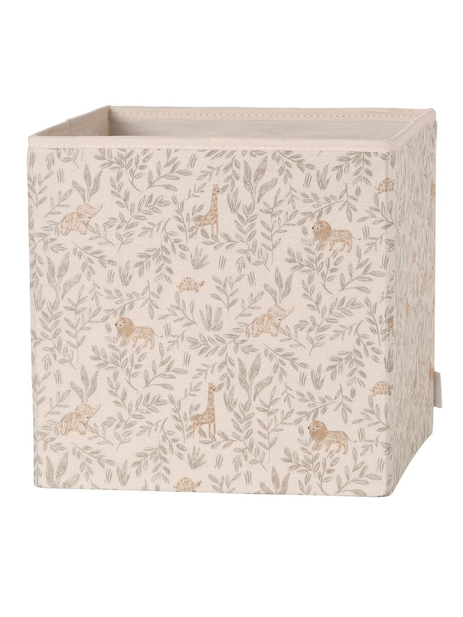 Oppbevaringsbokser BABYLON 3-pk musselin bakside med foldbar design