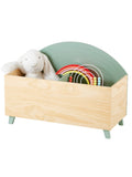 Oppbevaringskasse for barnerom REGENBOGEN MDF 80x36 cm forfra