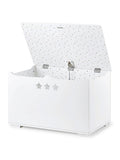 Oppbevaringskiste for barn SIRIUS i tre 68x43 cm forfra