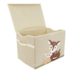 Oppbevaringskiste med lokk 36x51x36 cm polyester montert og klar til bruk