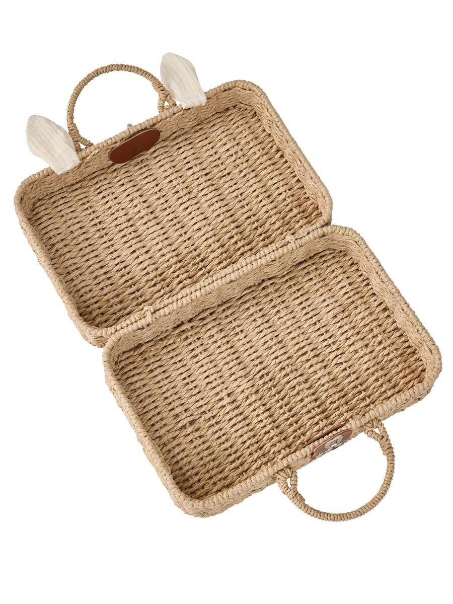 Oppbevaringskoffert for barnerom mus 26x31 cm papir bakside