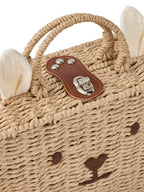 Oppbevaringskoffert for barnerom mus 26x31 cm papir detalj