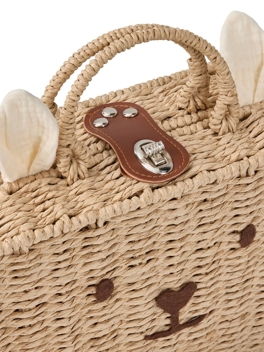 Oppbevaringskoffert for barnerom mus 26x31 cm papir detalj