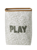 Oppbevaringskurv PLAY bomull 35x35x50 cm forfra