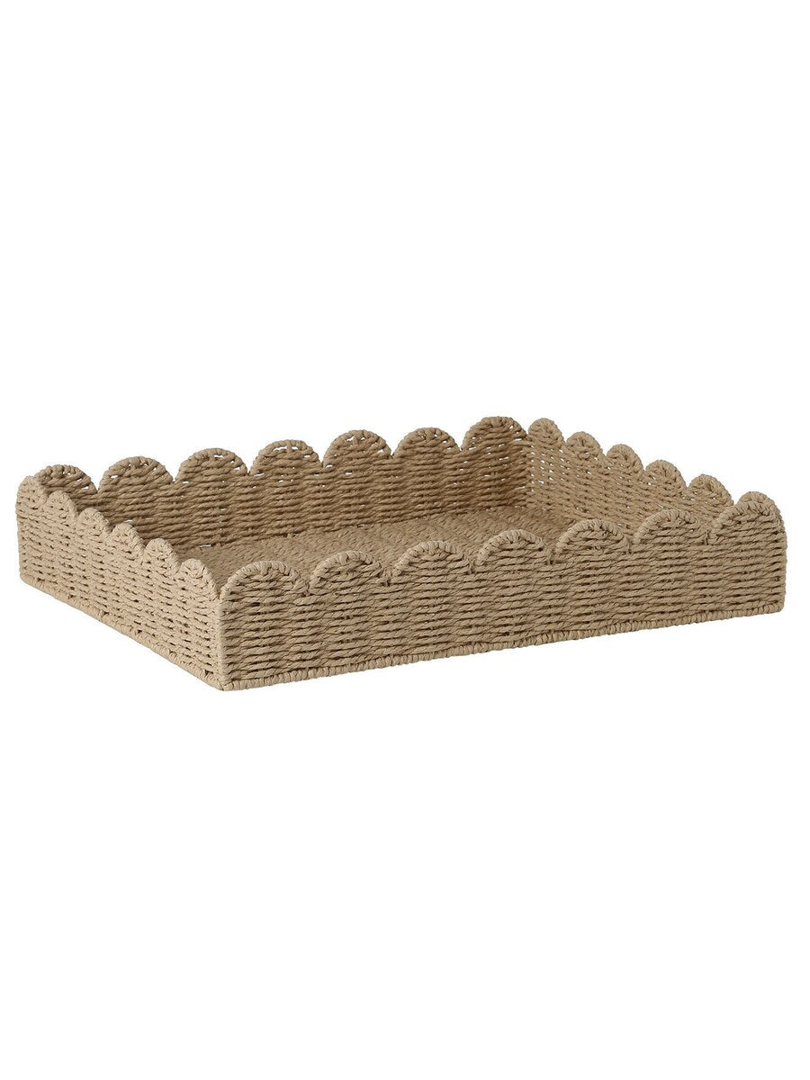 Oppbevaringskurv for stellebord FESTON i papir 43,5x54 cm forfra