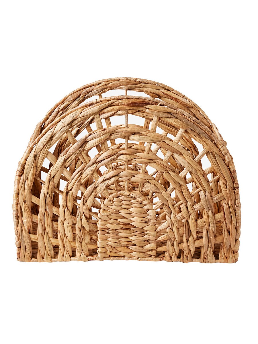 Oppbevaringskurv vannhyasint 50x30x38 cm til barnerom forfra