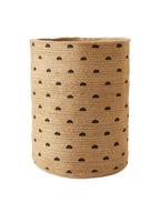 Oppbevaringskurv XL i jute ETHNIC 48 cm høy forfra