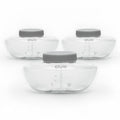 Oppsamlingsflasker for morsmelk 3-pack 150 ml til Elvie Pump sett forfra
