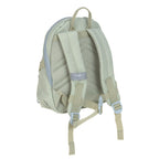 Outdoor barnehagsekk Cloud lys khaki med bryststropp bakside