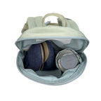 Outdoor barnehagsekk Cloud lys khaki med bryststropp montert