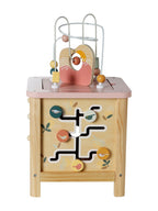 Oversikt over Aktivitetskube i tre FSC® 30x30x40 cm aktiviteter