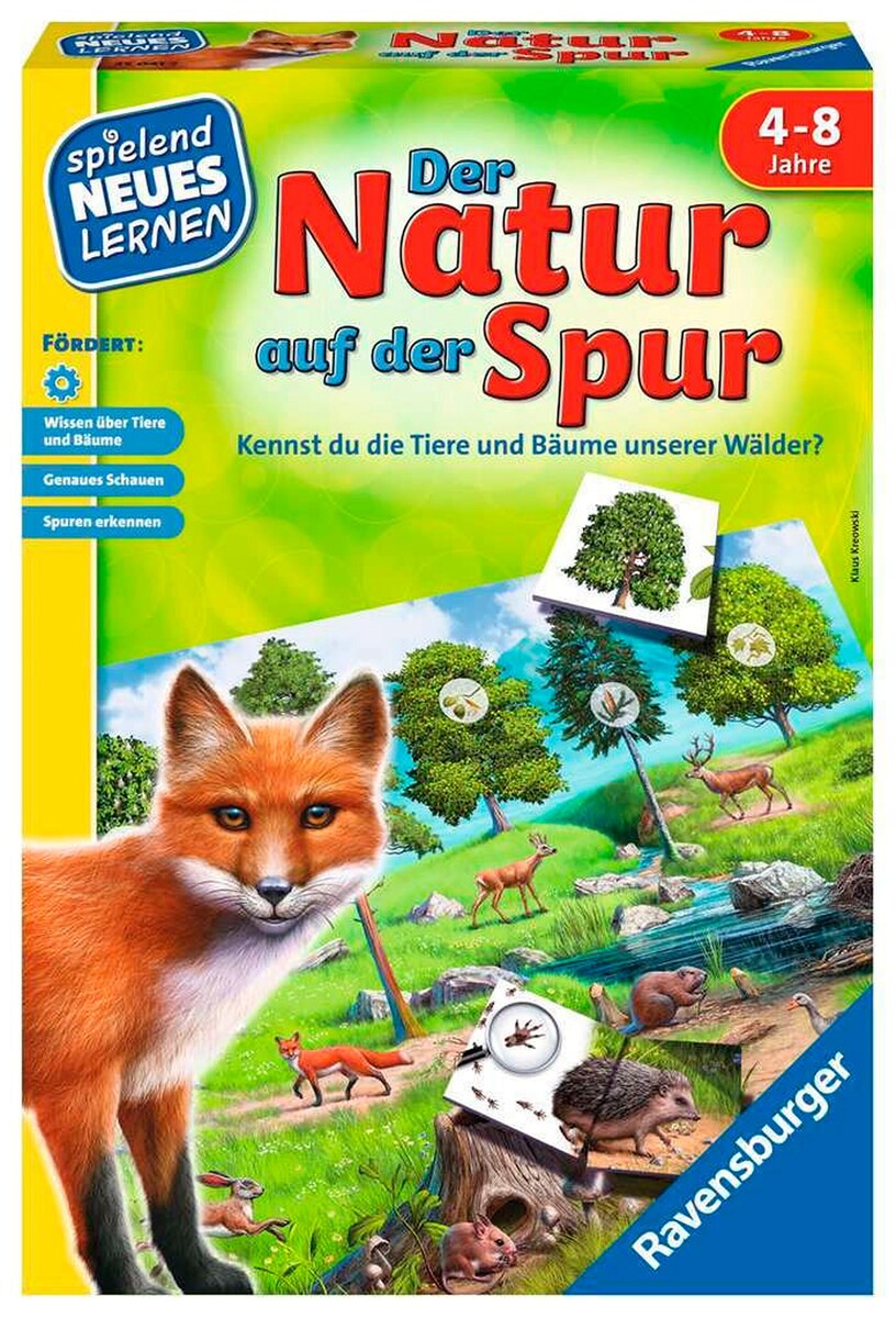 På sporet av naturen lærerspill 2-4 spillere fra 4 år forside