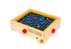 PAC-MAN labyrintspill i tre med retrostil bakside