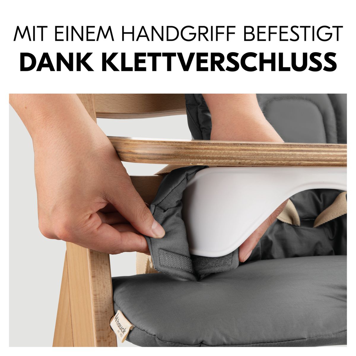 Sittepute til barnestol i bomull, 2-delt, OEKO-TEX pakket klar til bruk
