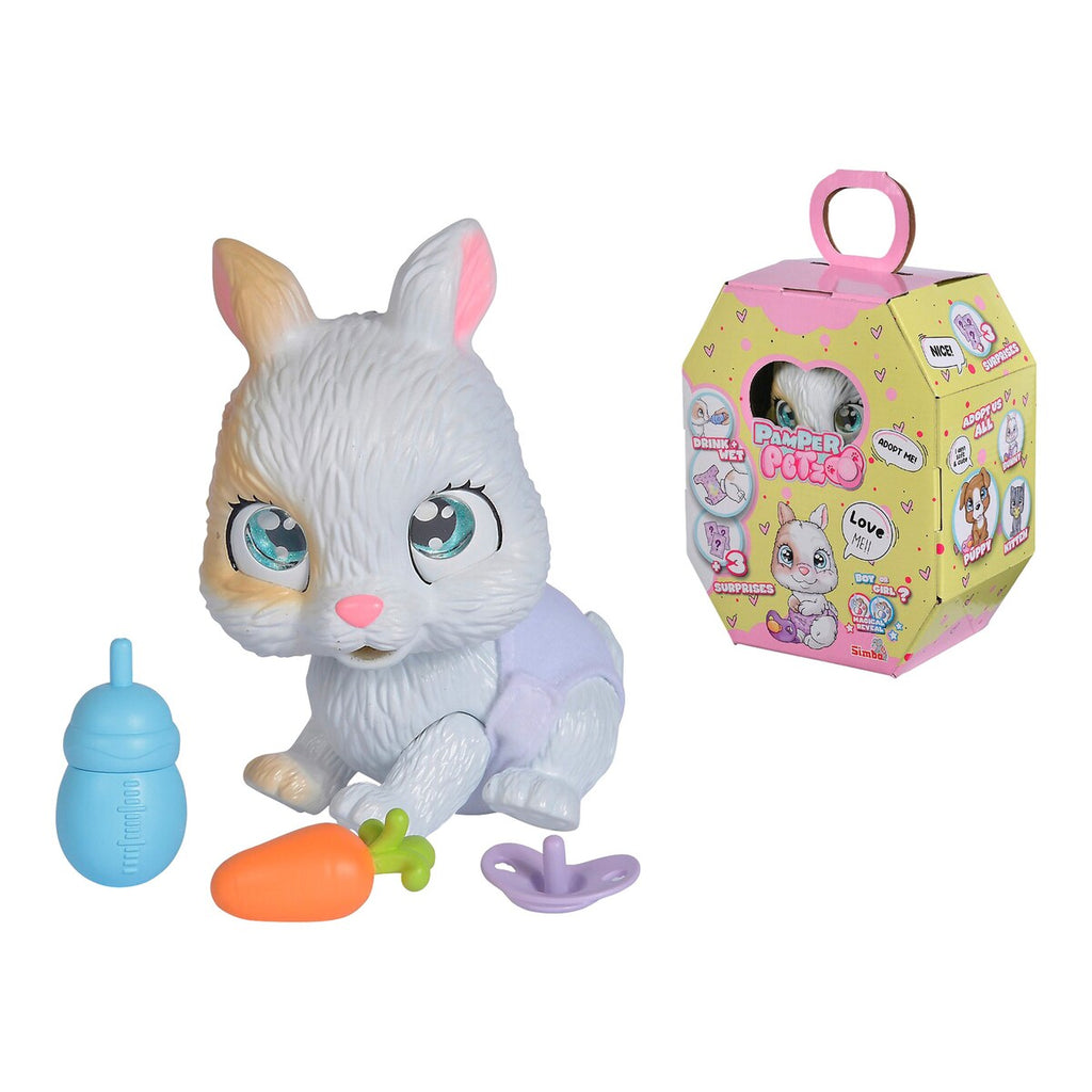 Pamper Petz Hase lekefigur kanin forfra