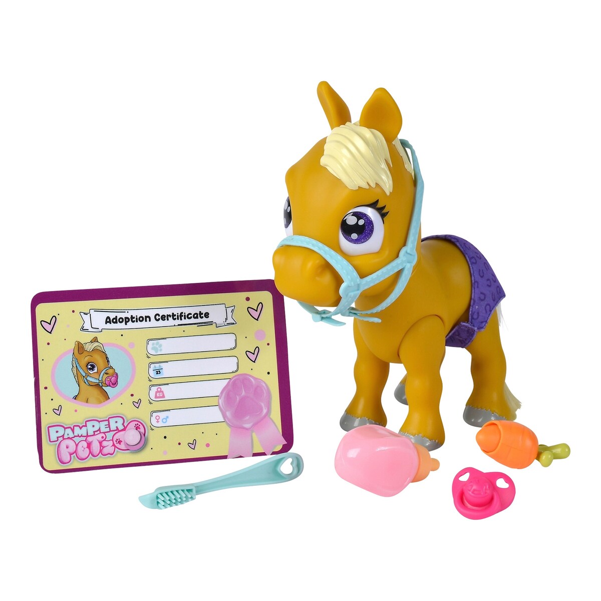 Pamper Petz Pony lekefigur 24 cm forfra