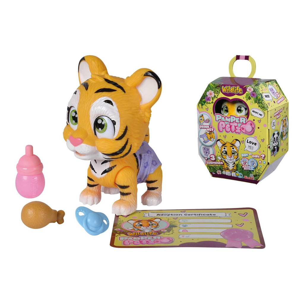 Pamper Petz Tiger lekefigur forfra