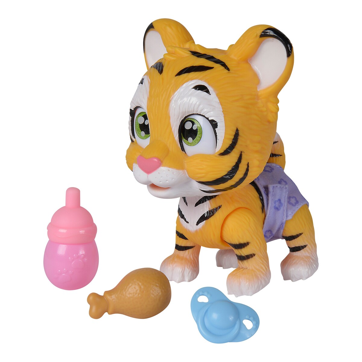 Pamper Petz Tiger lekefigur bakside
