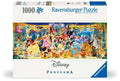 Panoramapuslespill Disney gruppebilde 1000 brikker forfra