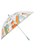 Paraply Filou transparent med refleks for barn forfra