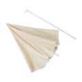 Parasollsett for Outdoor+ sittegruppene i beige forfra