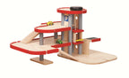 Parkeringshus stort i tre med heis 3 etasjer 60 cm forfra