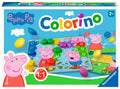 Peppa Pig Colorino fargespill forfra med fargerike nitter