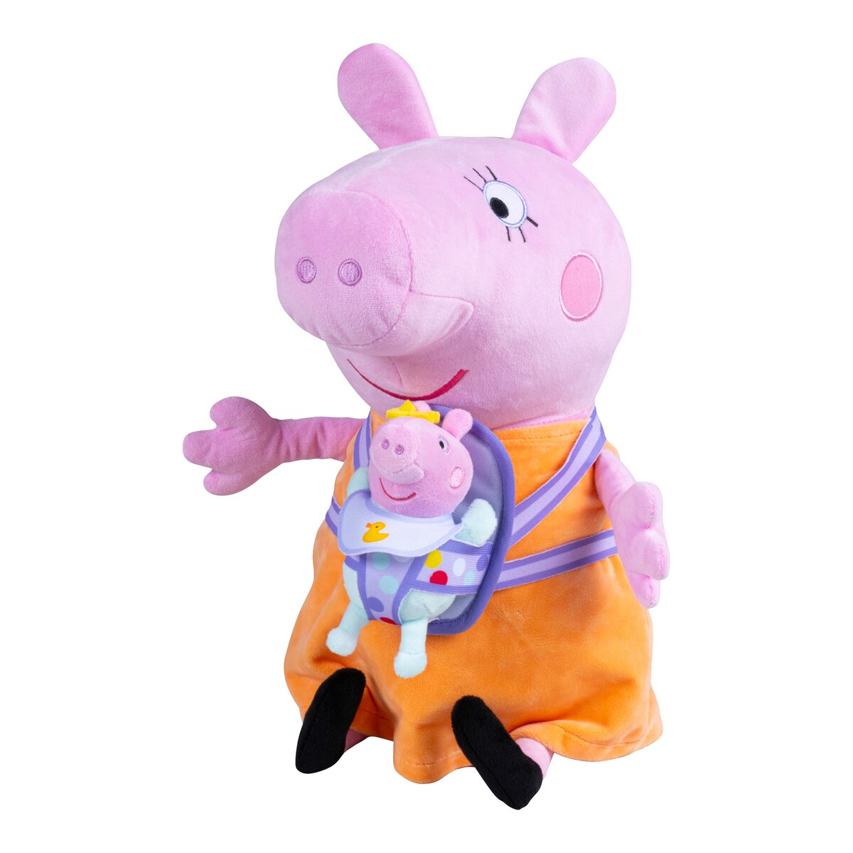 Peppa Pig Mama Wutz kosedyr med baby forfra