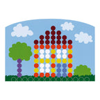 Montert Perlebilde-byggesett 200 perler med perler i rørrør