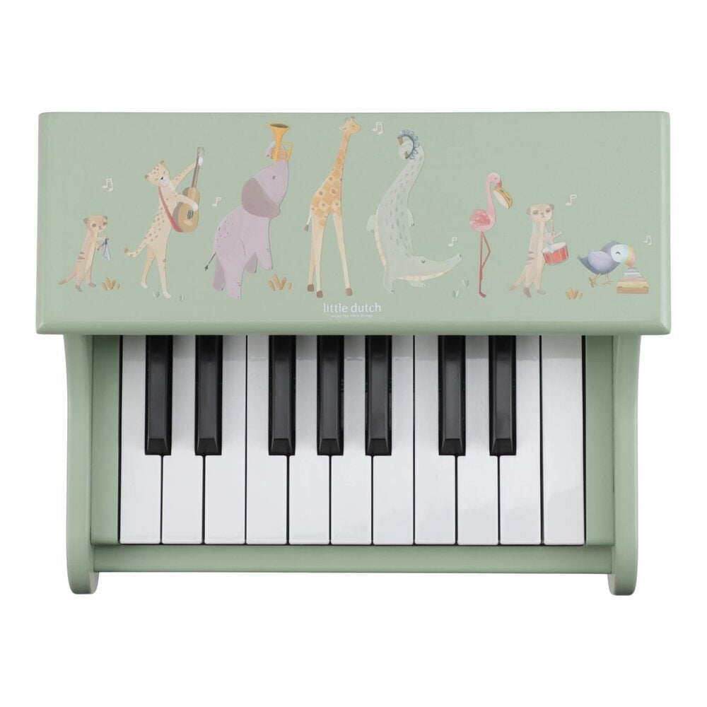 Detalj av tangenter på Piano i tre Safari Friends med 11 tangenter - Little Dutch
