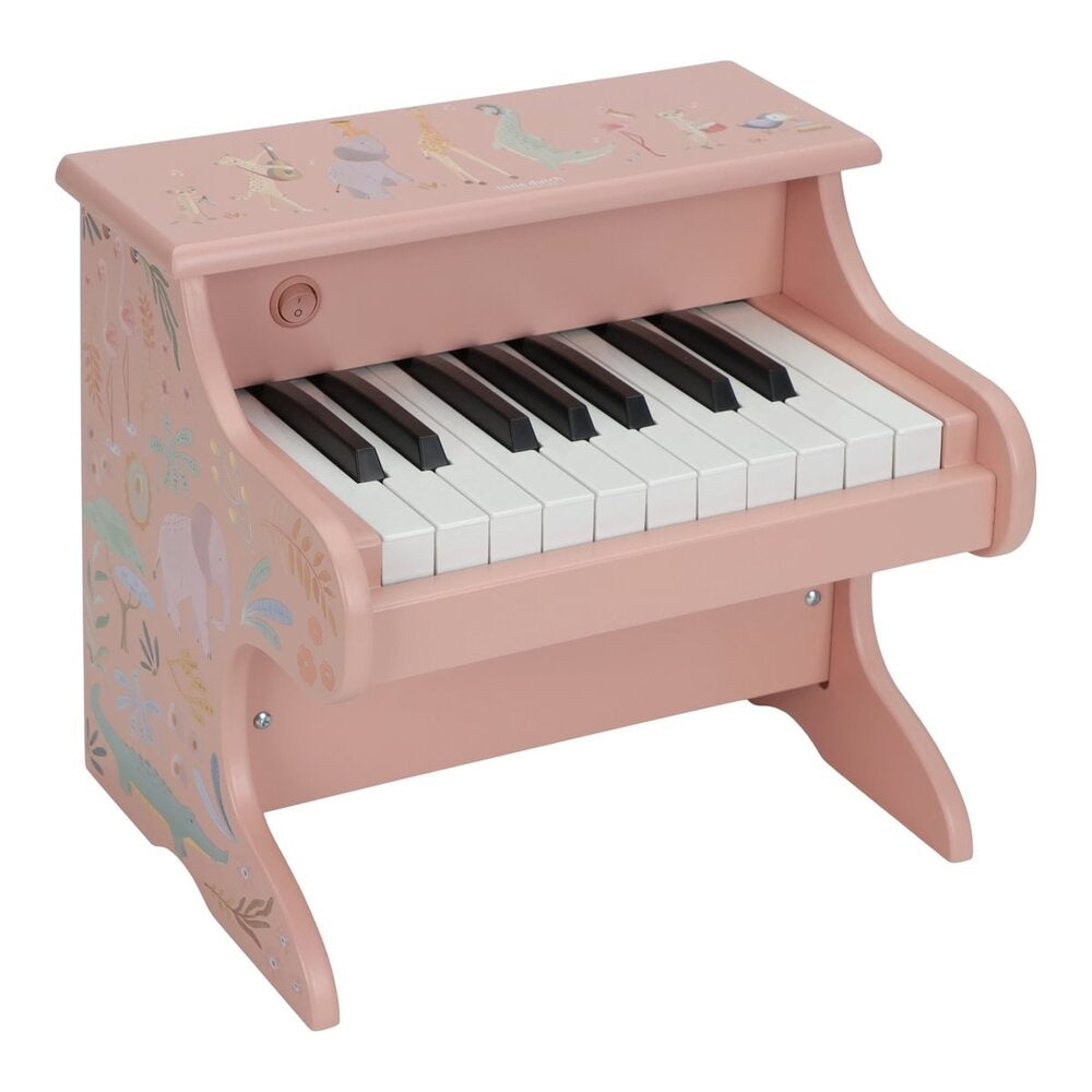 Piano i tre Safari Friends med 11 tangenter - Little Dutch med 11 tangenter detalj