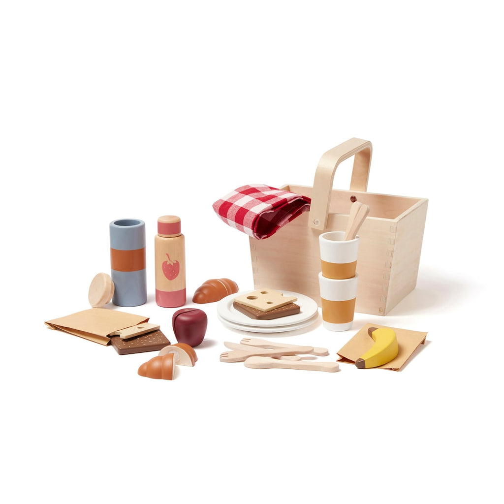 Bakside av Piknik-sett Kid's Hub i tre 24 deler
