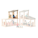 PlanSpace soverom i gummitreverk 18x18 cm med lampe