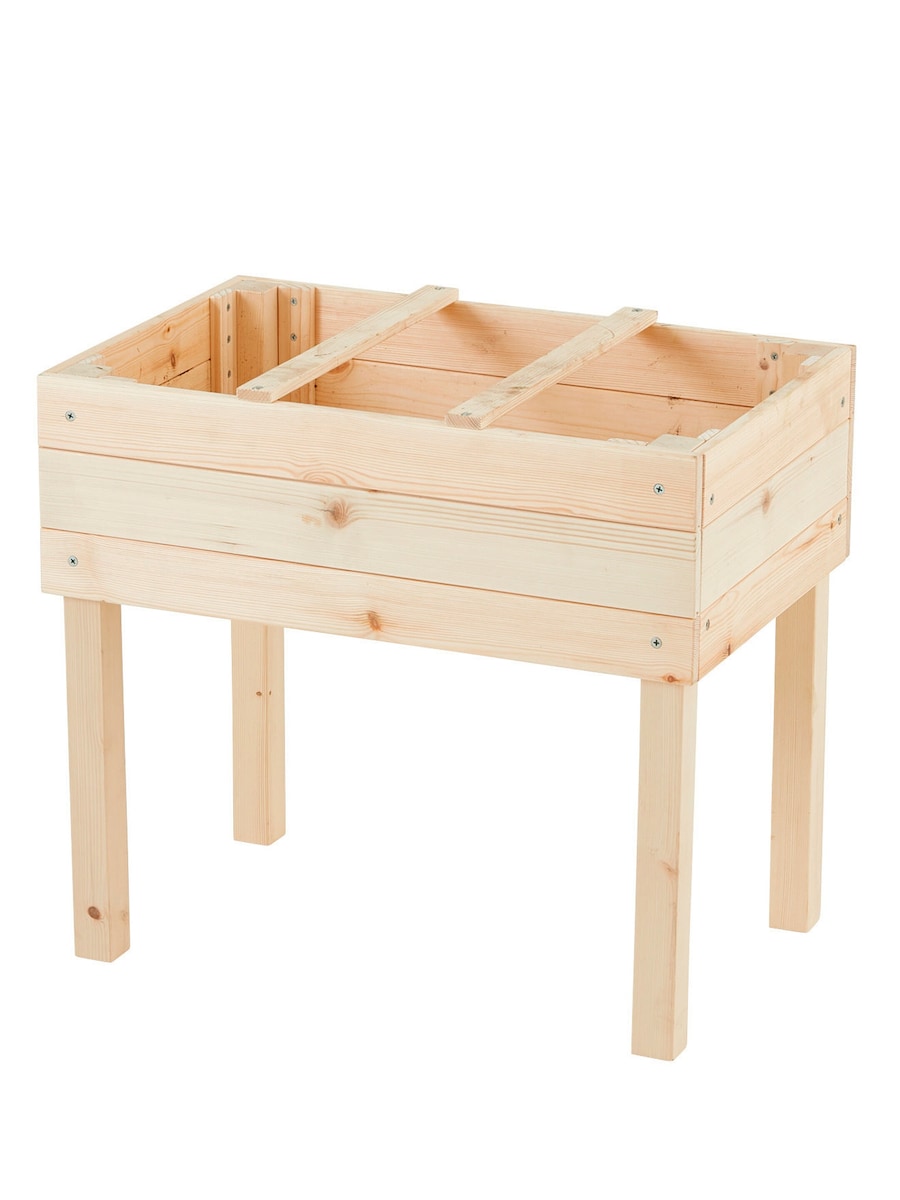 Plantekasse i tre med fôr 54 x 35 cm fra 3 år forfra