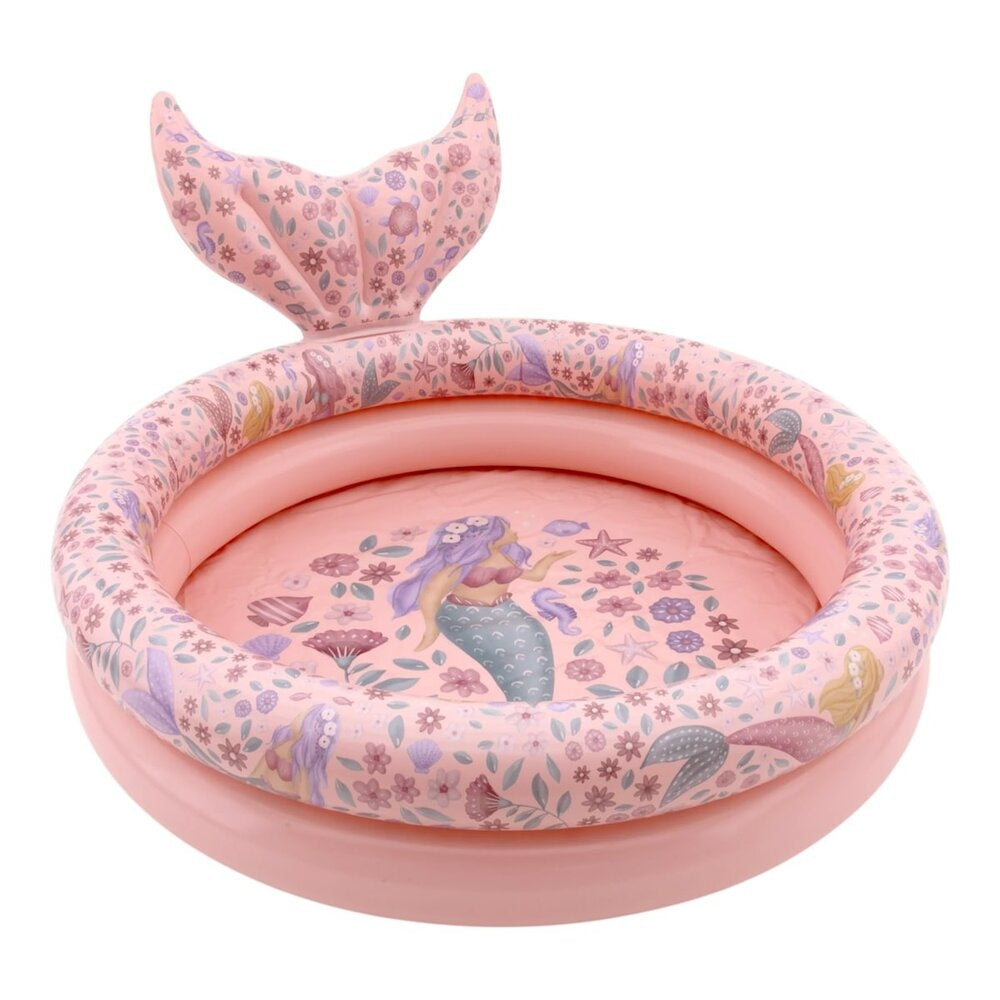Plaskebasseng 80 cm Dreamy Mermaid med hale forfra