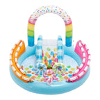 Plaskebasseng Candy Fun lekesenter bakside med ballrutsjebaner