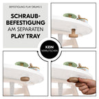 Play Drums S trommelleke til Play Tray fra siden